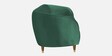 Hairo Velvet 3 Seater Sofa In Forest Green Colour