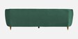 Hairo Velvet 3 Seater Sofa In Forest Green Colour