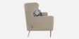 Halifax Velvet 2 Seater Sofa in Beige Colour