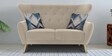 Halifax Velvet 2 Seater Sofa in Beige Colour