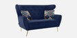 Halifax Velvet 2 Seater Sofa in Navy Blue Colour