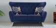 Halifax Velvet 2 Seater Sofa in Navy Blue Colour