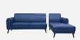 Hampton Leatherette LHS Sectional Sofa in Blue Colour