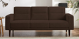 Harbel Fabric 3 Seater Sofa in Cholocate Brown Colour