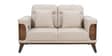 Harbour Sal Wood 2 seater Sofa In Off-White Colour