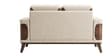 Harbour Sal Wood 2 seater Sofa In Off-White Colour