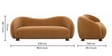 Harry Banks Camel Fabric 3 Seater Sofa Harry Banks Camel Fabric 3 Seater Sofa