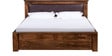 Oakville King Size Bed With Storage in Provincial Teak Finish