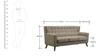 Havana 3 Seater Sofa in Ecru Colour