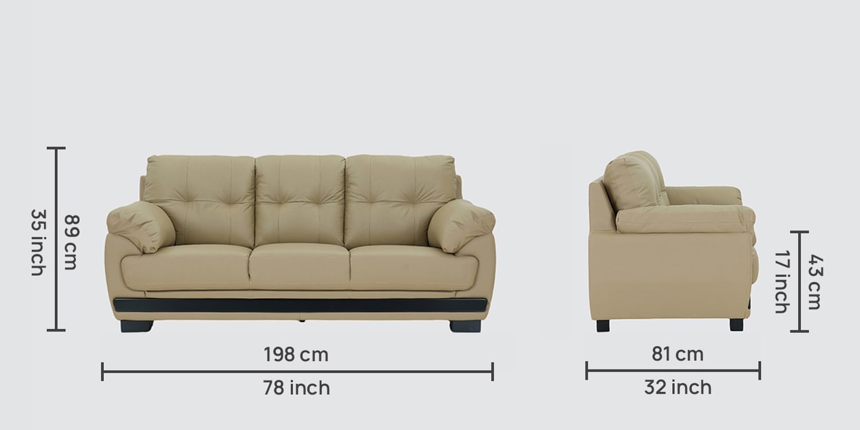 Royal Oak Three And Two Seater Leather Sofas Buy Sleek Leather