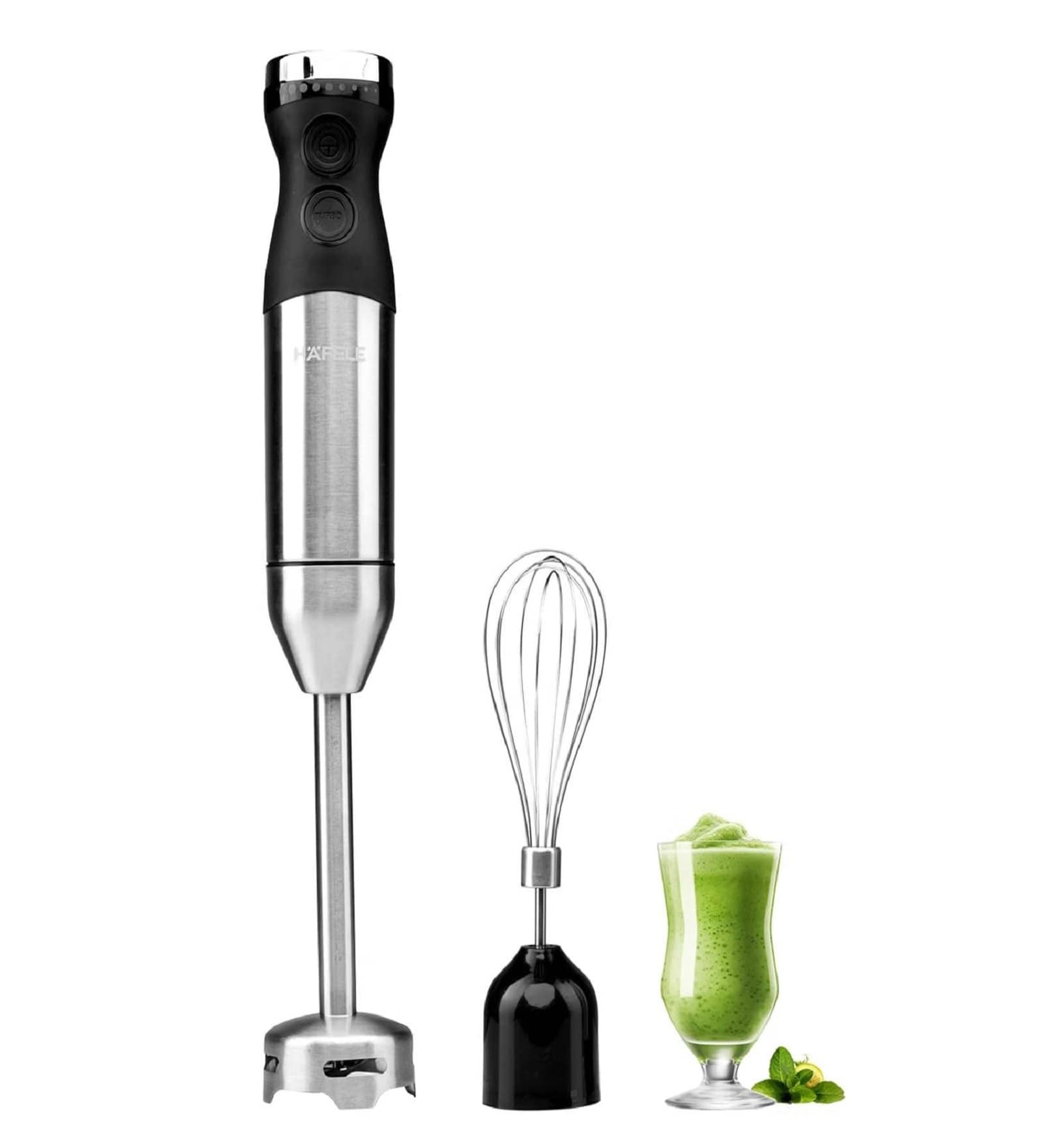 Hafele Chromatic Hand Blender, 9 Variable Speed Control Functions, Rapid Turbo Mode Technology, Stainless Steel, Low Noise,100% Copper Motor, 600 Watts