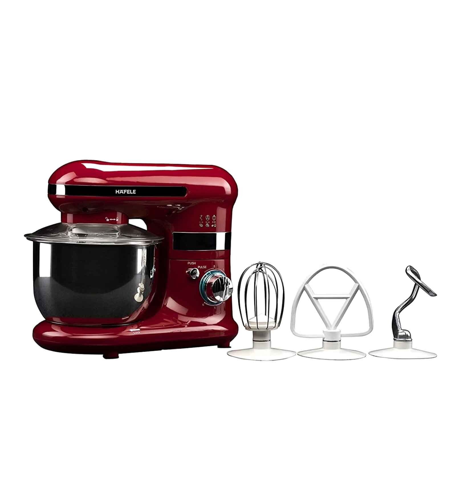 Hafele Glam line Pro 800W Power Mixer with Mixing Attachments in Red Colour Hafele Glam line Pro 800W Power Mixer with Mixing Attachments in Red Colour