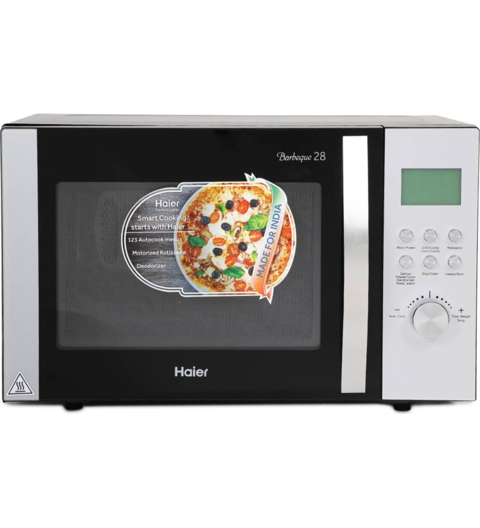 Haier 28 L Convection Microwave Oven  (HIL2801RBSJ, Silver)