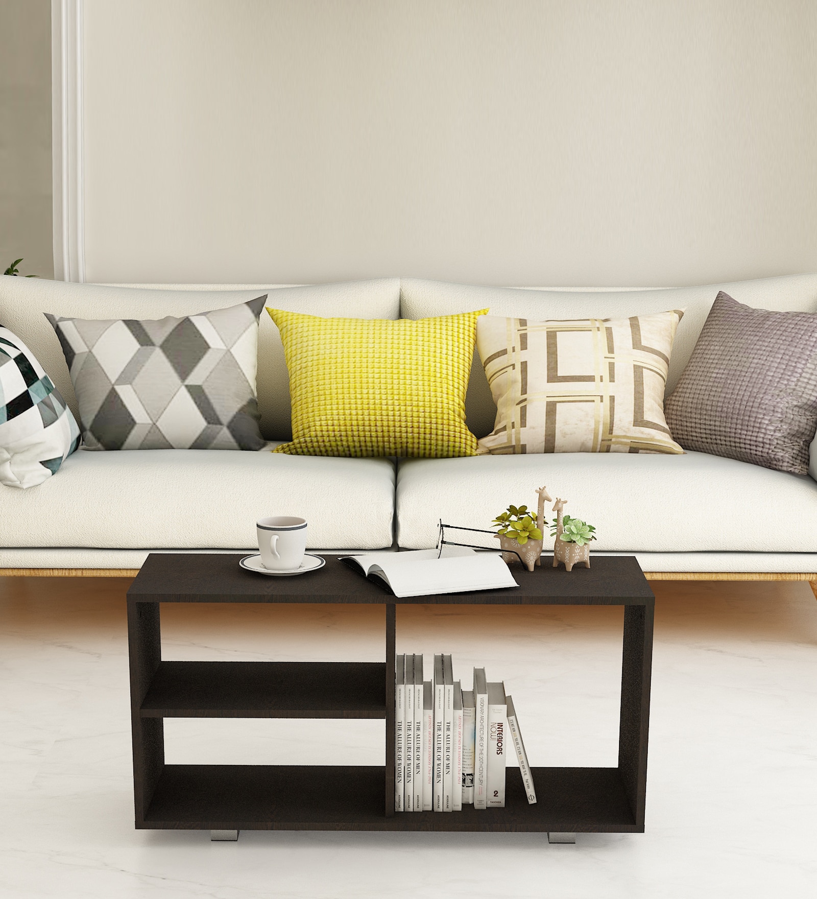 Halen Coffee Table in Dark Wenge Finish