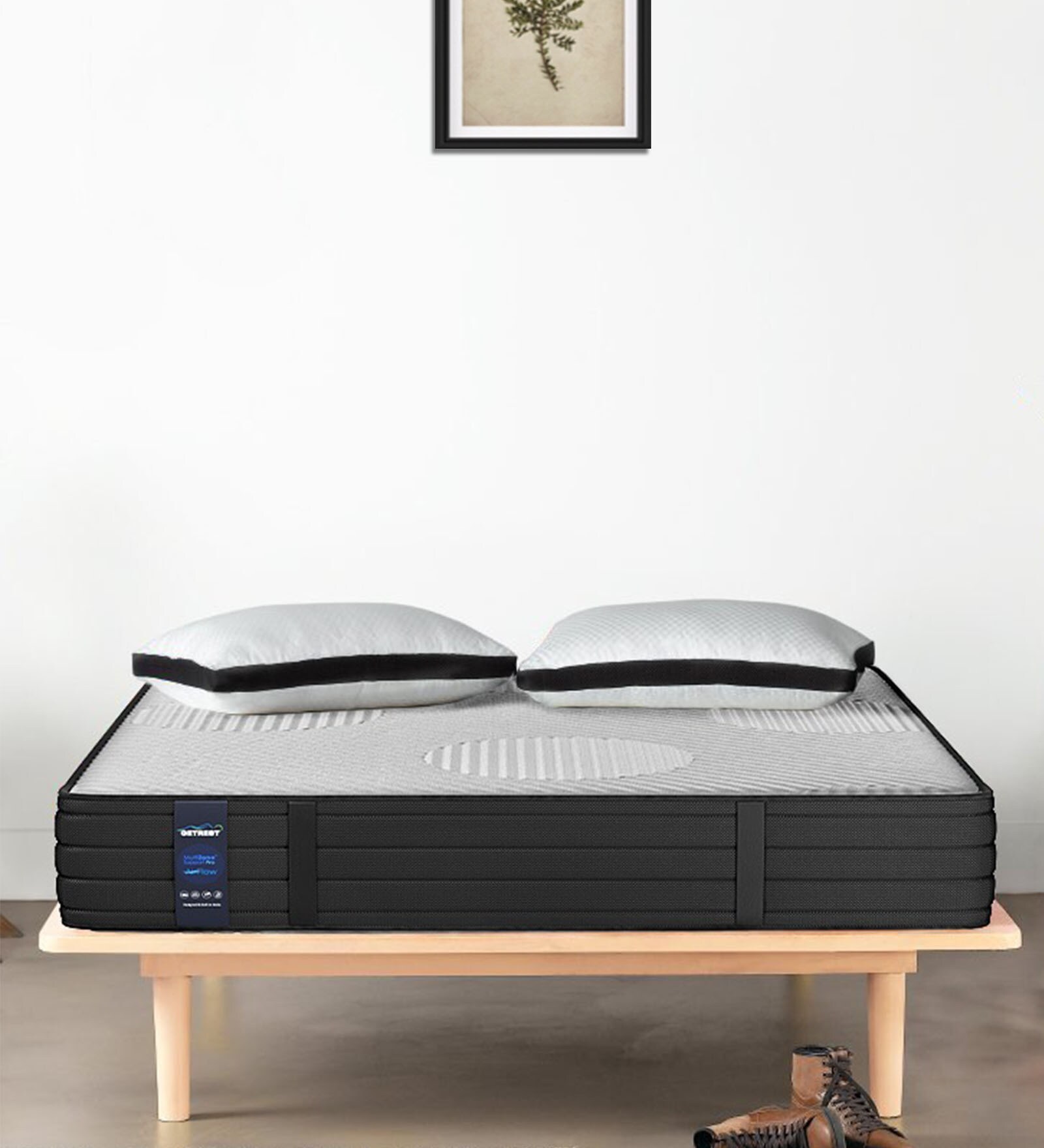 Left Half Firm & Right Half Soft Memory & HR Foam 6 Inches Queen Size Mattress Left Half Firm & Right Half Soft Memory & HR Foam 6 Inches Queen Size Mattress