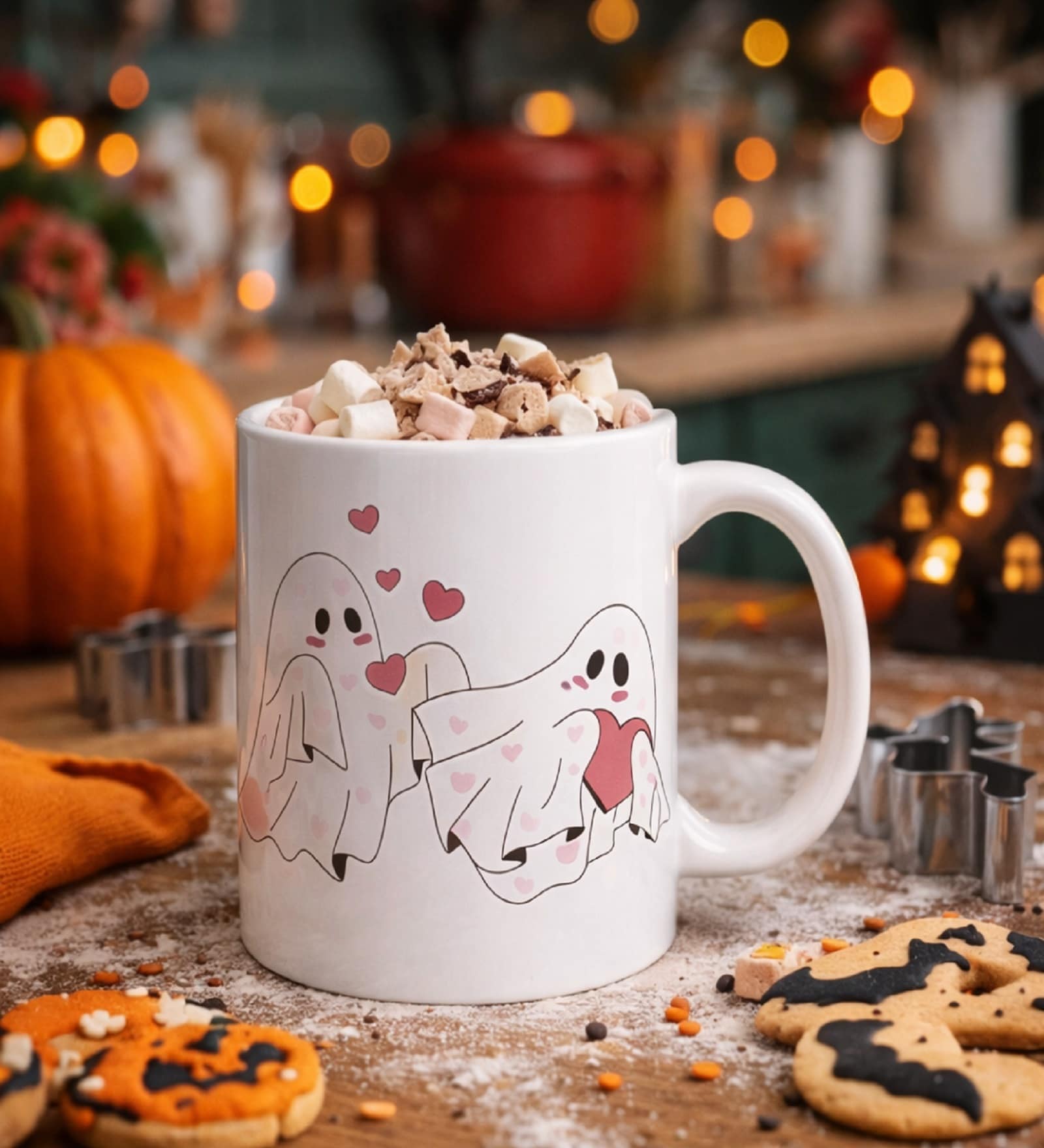 Halloween Love Theme Printed Coffee Mug