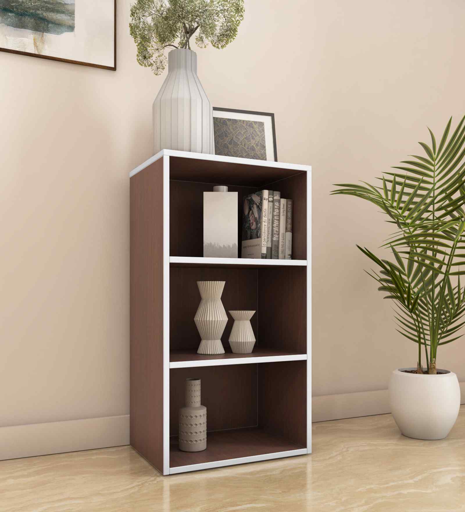 Halo Book Shelves In Legno Oak Finish