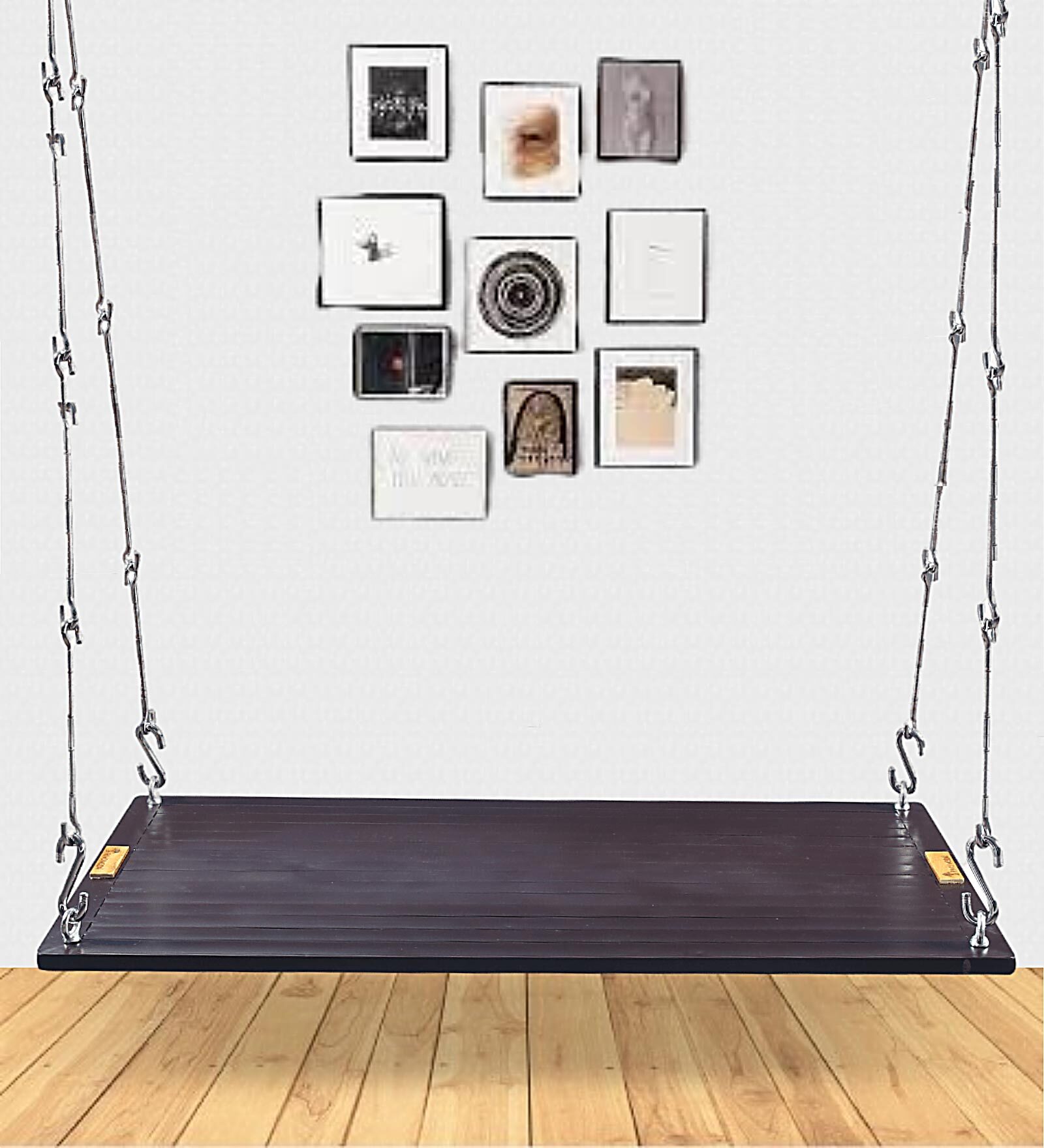 Hana Teak Wood Swing in Brown Colour Hana Teak Wood Swing in Brown Colour