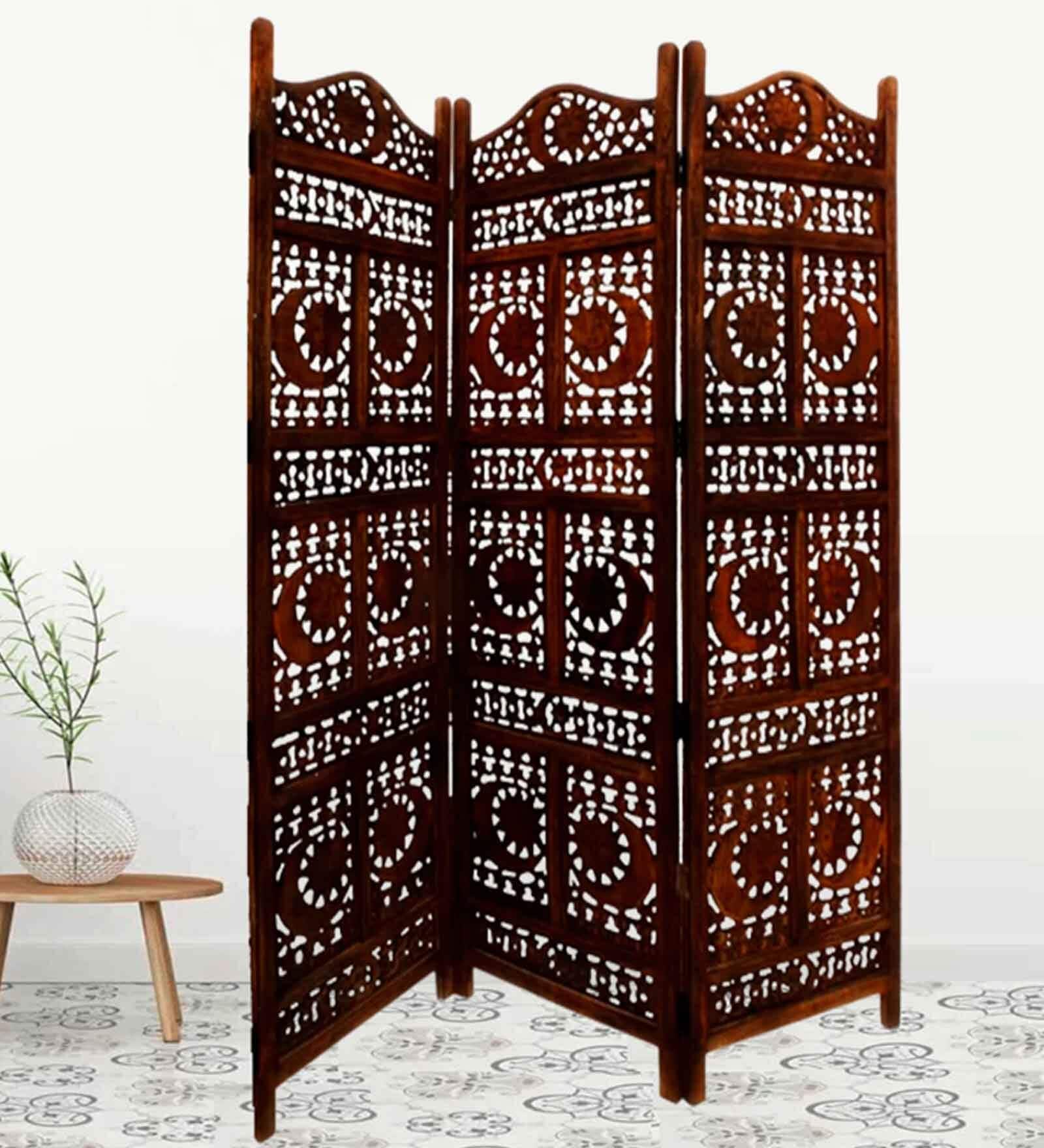 Handcarved Mdf Alba Room Divider Seprator
