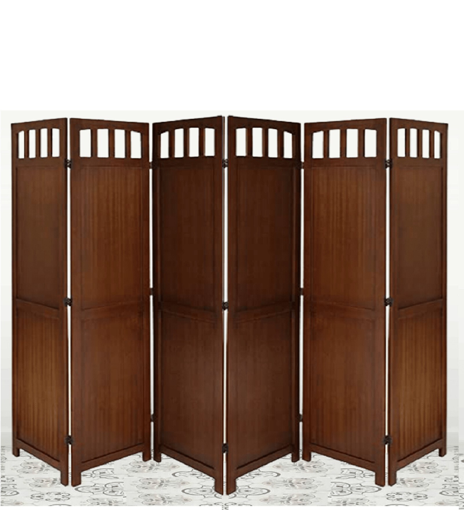 Buy Contemporary Brown Wood Divider Panel at 13% OFF by Shilpi | Pepperfry