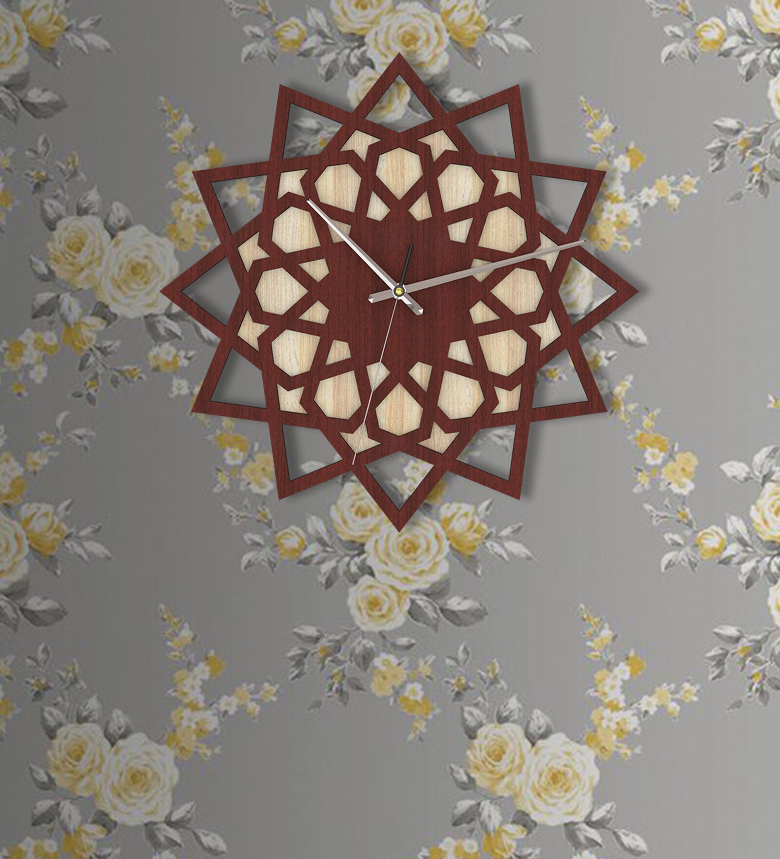 Brown MDF Premimum Novelty Wall Clock