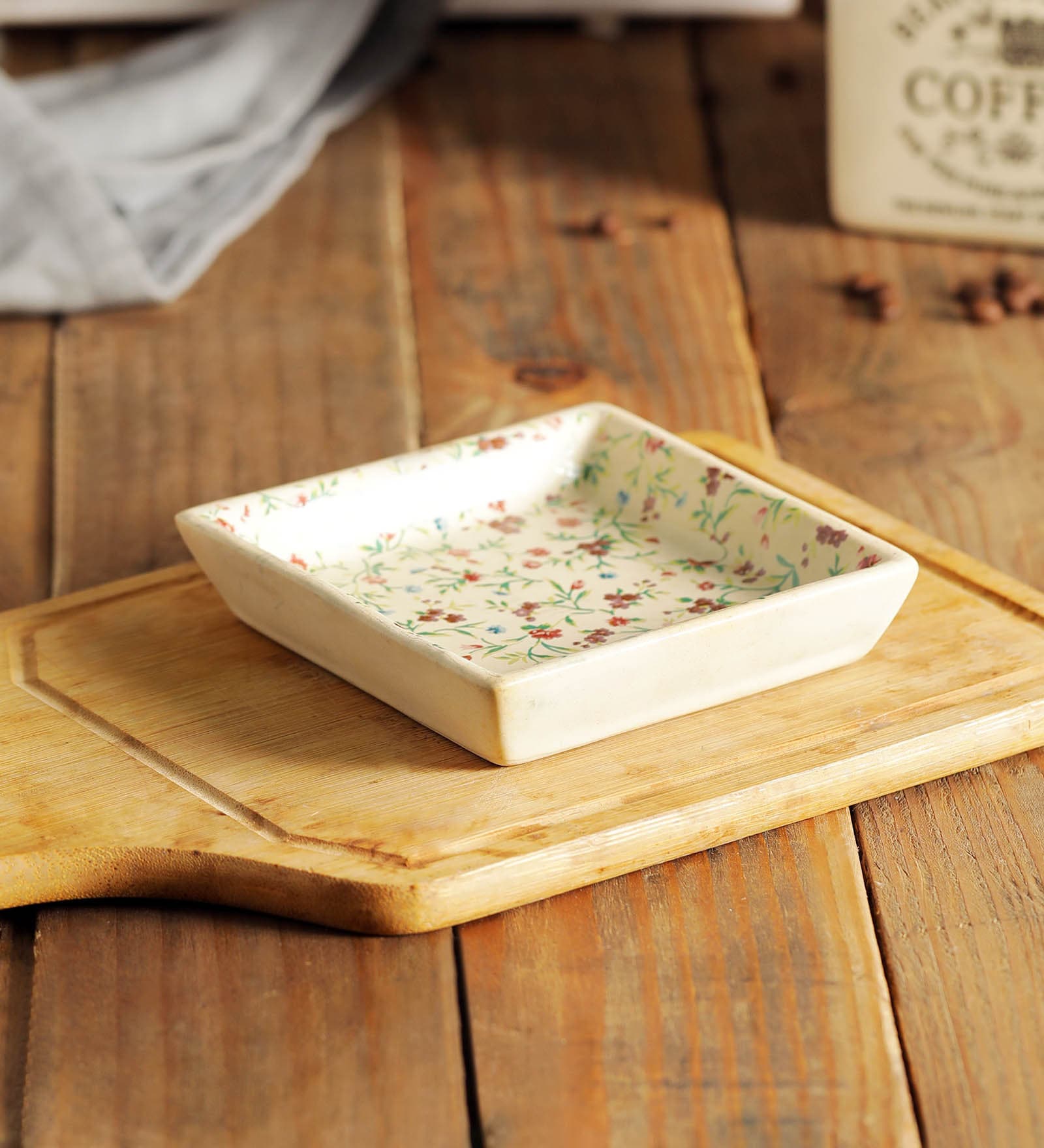 Stoneware Square Platter