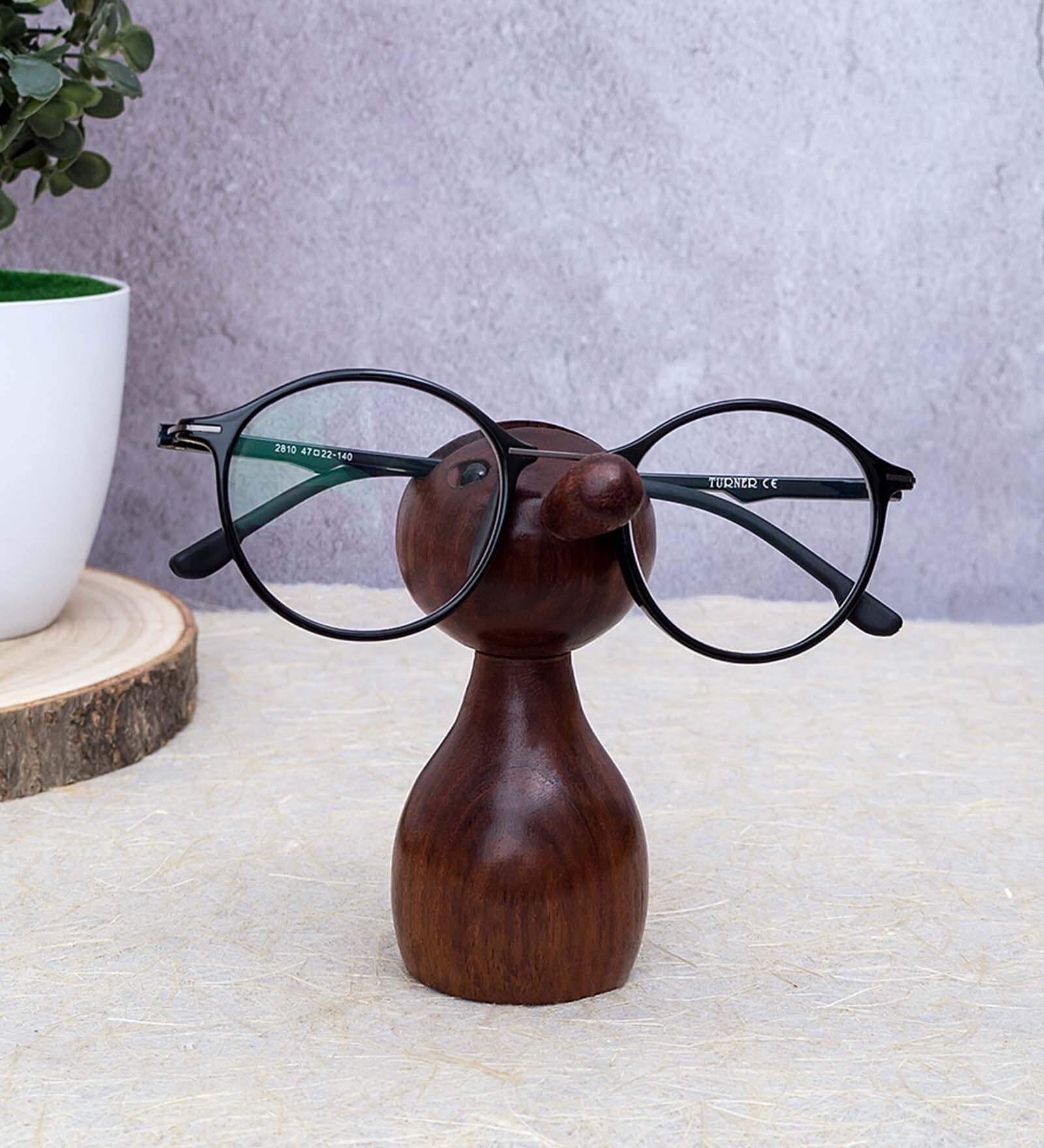 Sparrow Brown Engineered Wood Spectacle Holder Desk Organizer