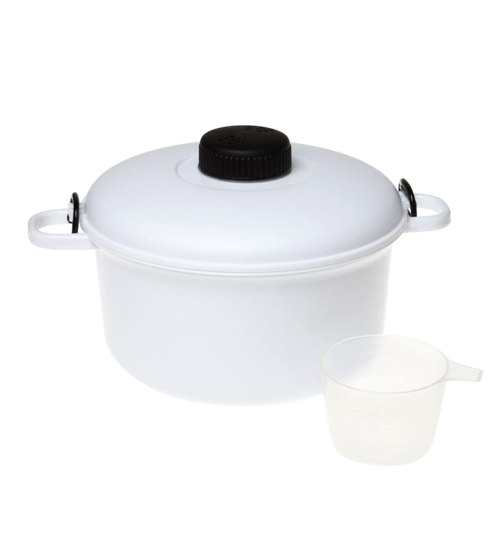 Handy Gourmet White Plastic Microwave Pressure Cooker- 2.36 Ltr