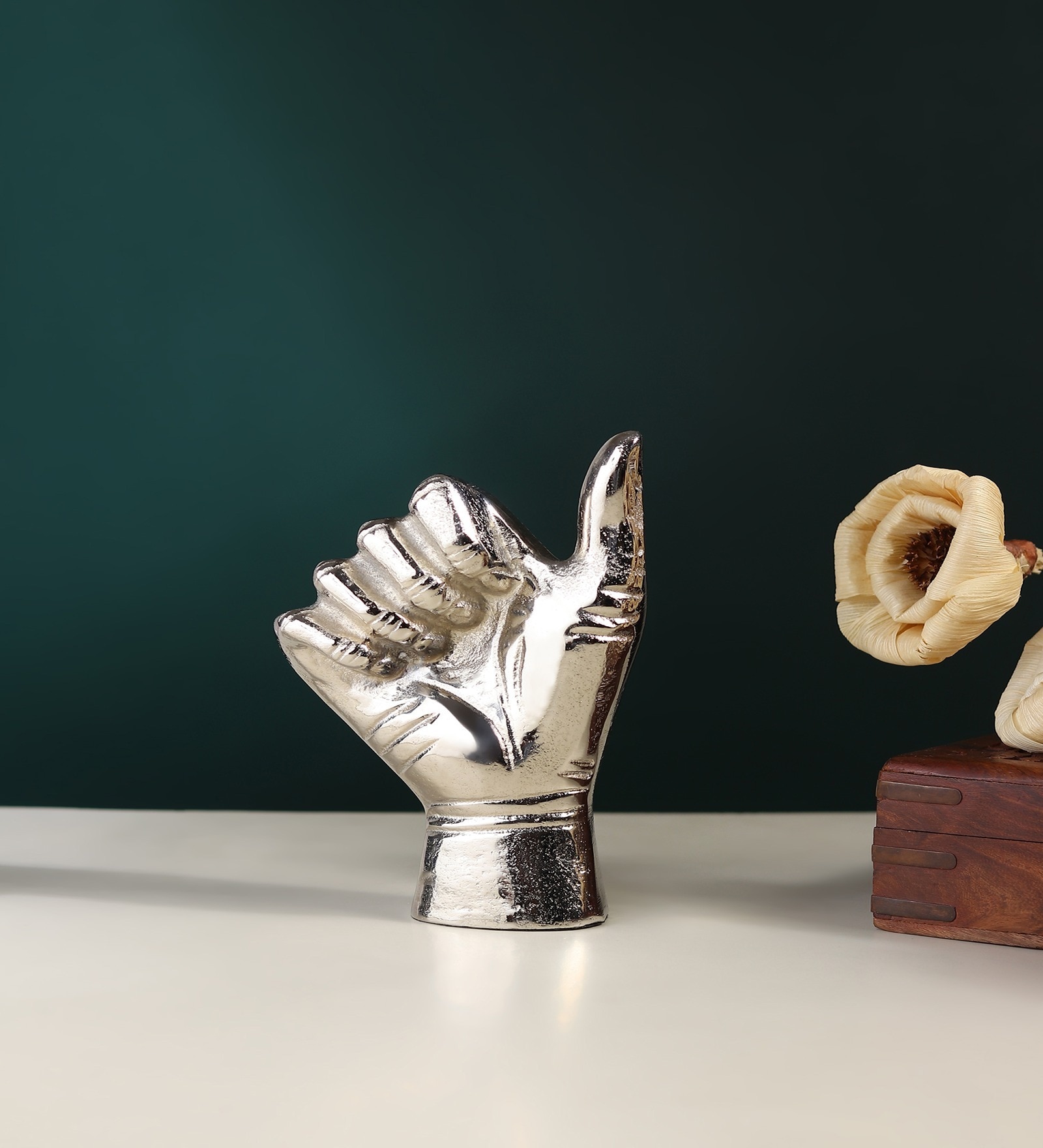 Handy Motivation Decor Accent In Silver