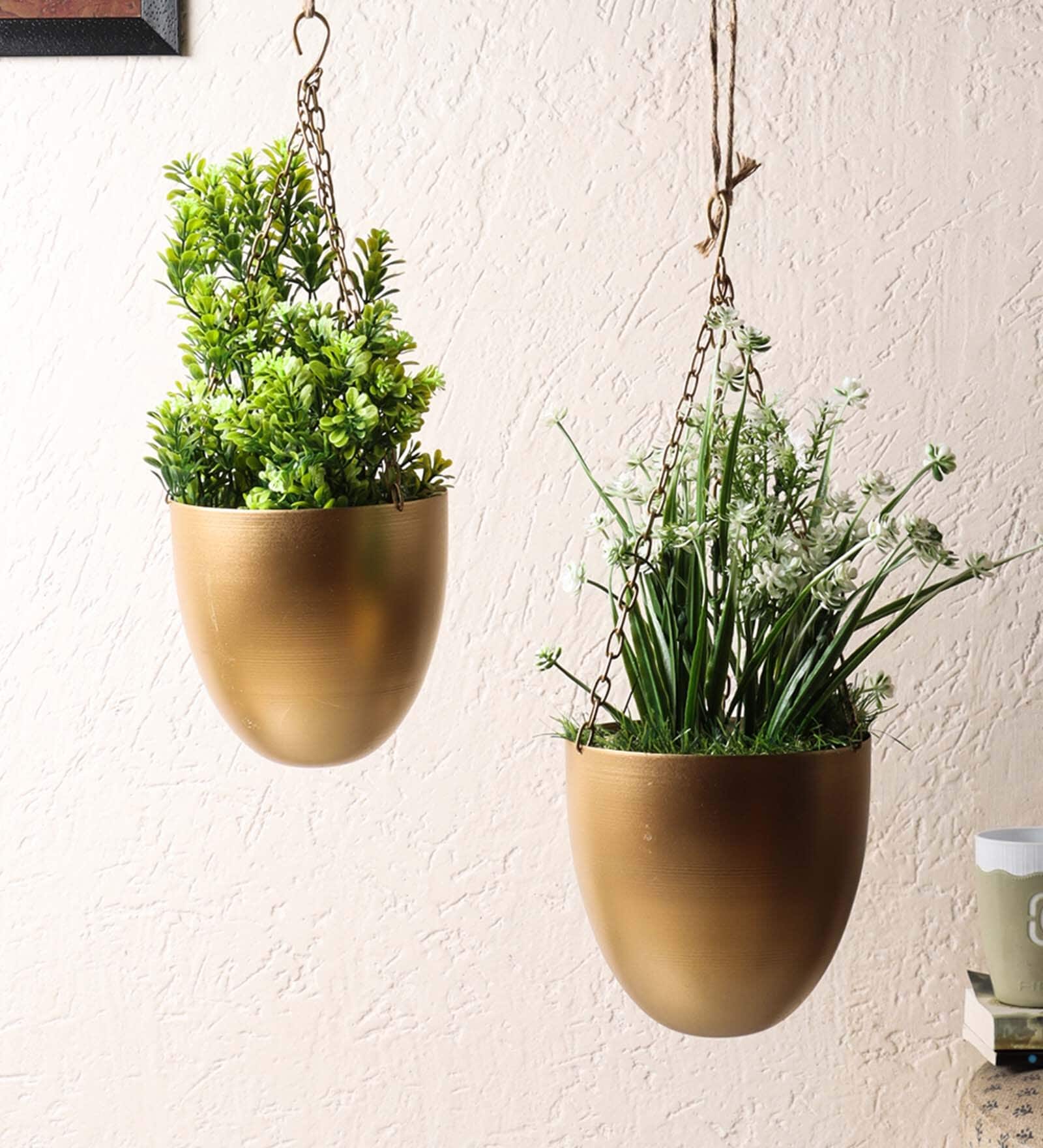 Hanging Capsule Shape Planter Set of 2
