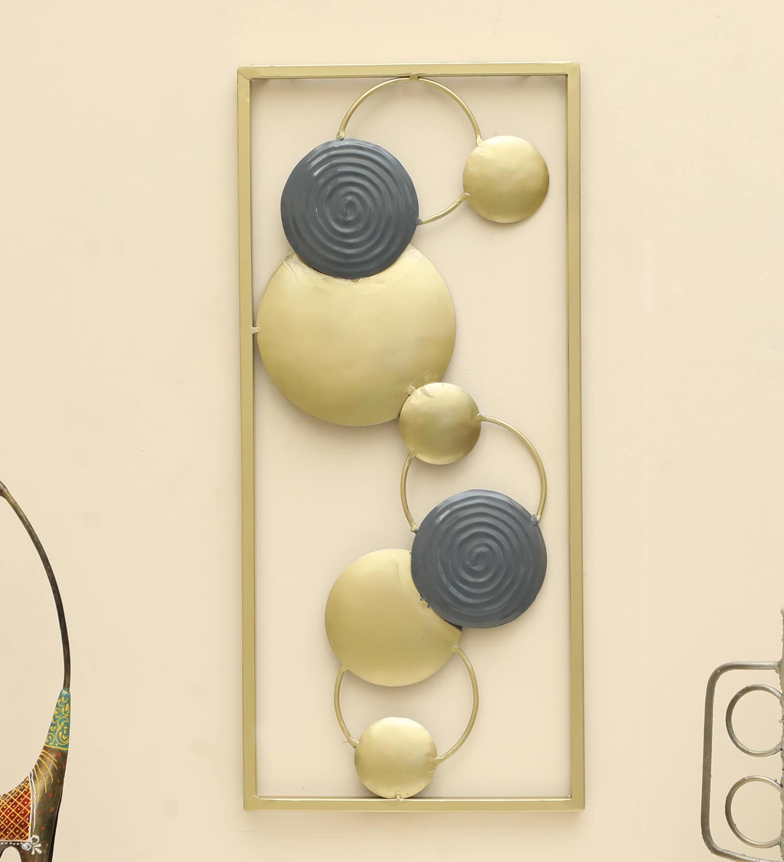 Hansika Rectangular Abstract Wall Hanging