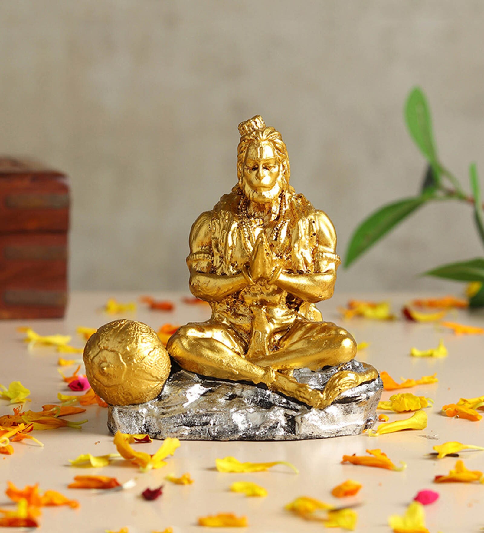 Golden Hanuman God Idol