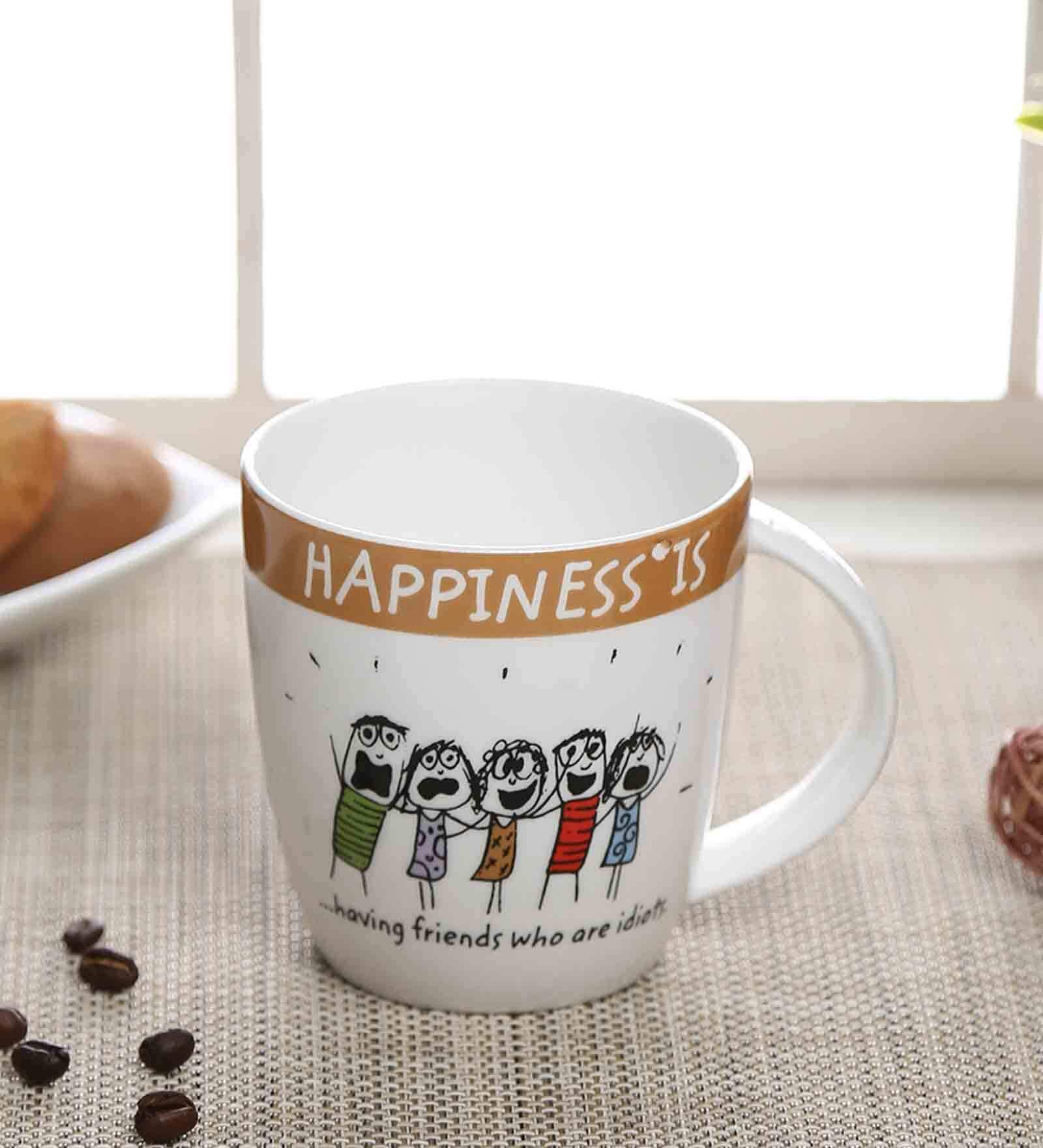 Tobias 180ml Multicolour (Set of 2) Ceramic Coffee Mug