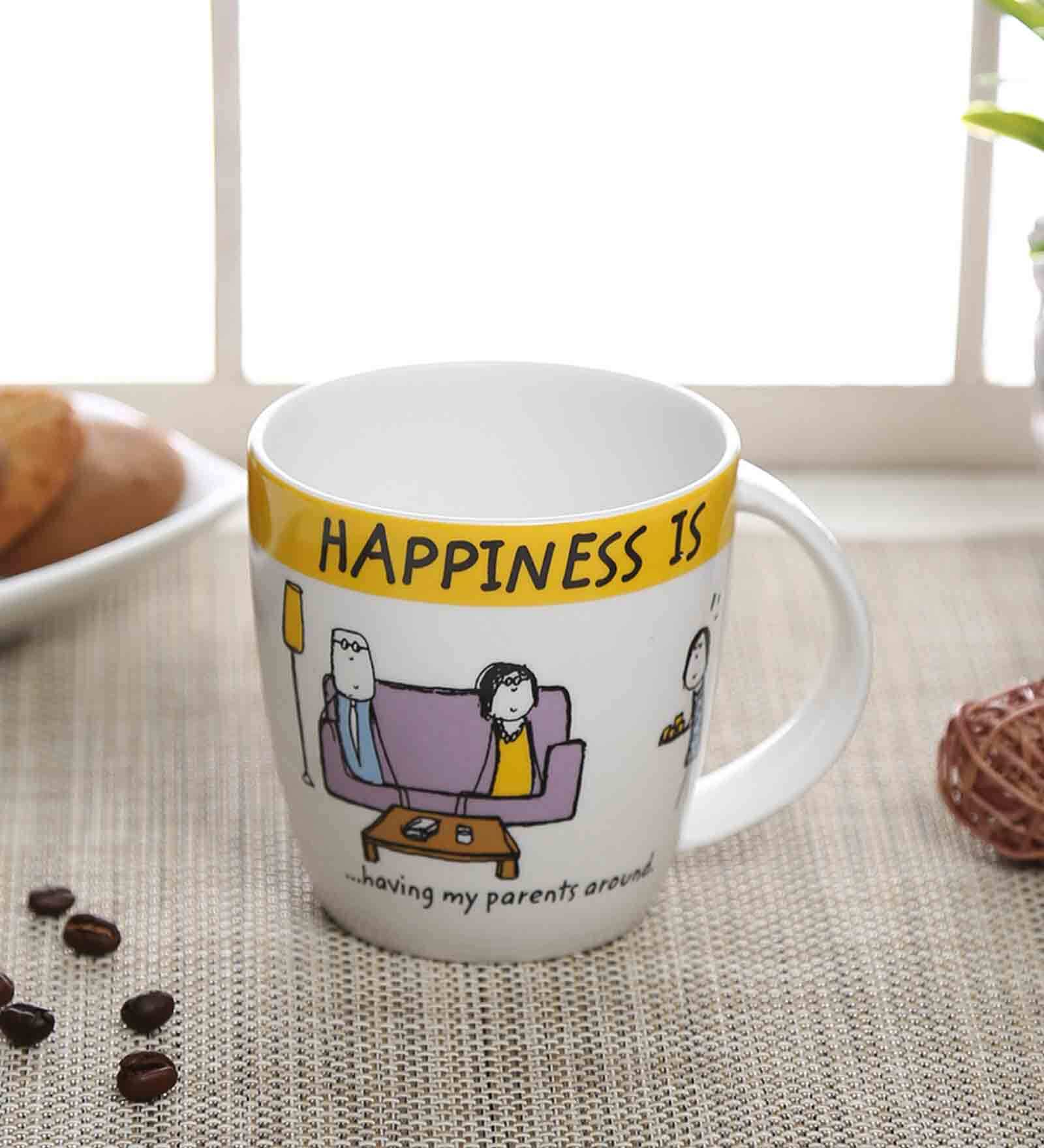 Duke 180ml Multicolour (Set of 2) Ceramic Coffee Mug