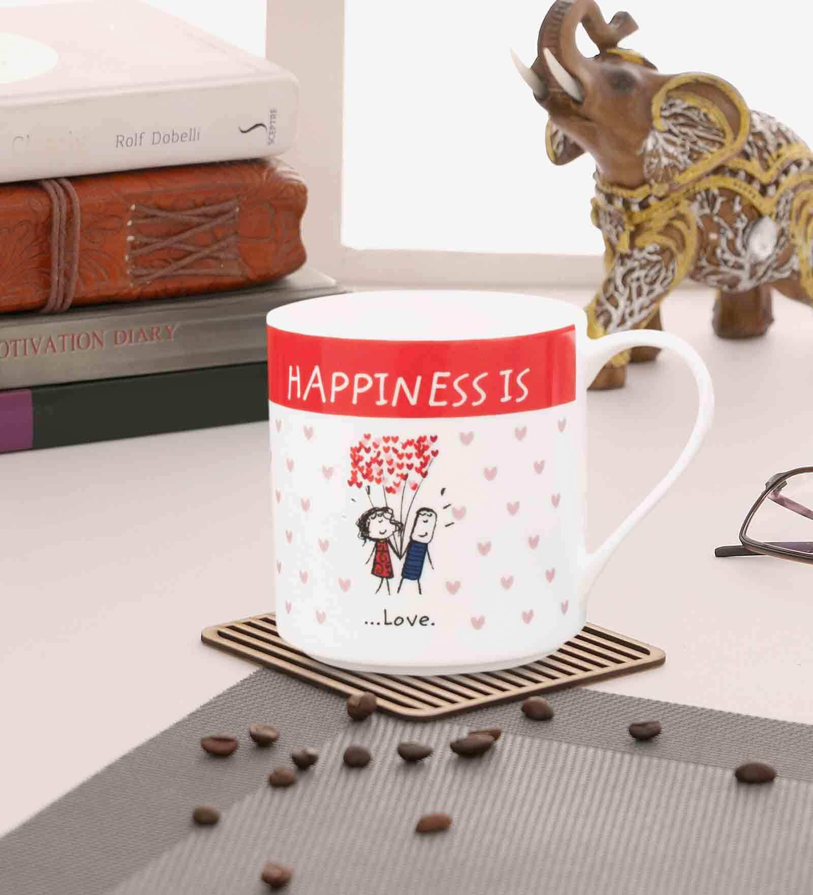 Nathaniel 260ml Multicolour (Set of 2) Ceramic Coffee Mug