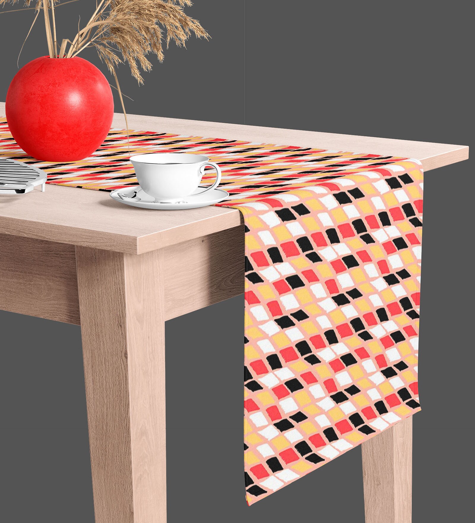 Buy Harlequin Multicolor (84 x 16) Velvet Table Runner at 56 OFF by ArtzFolio Pepperfry