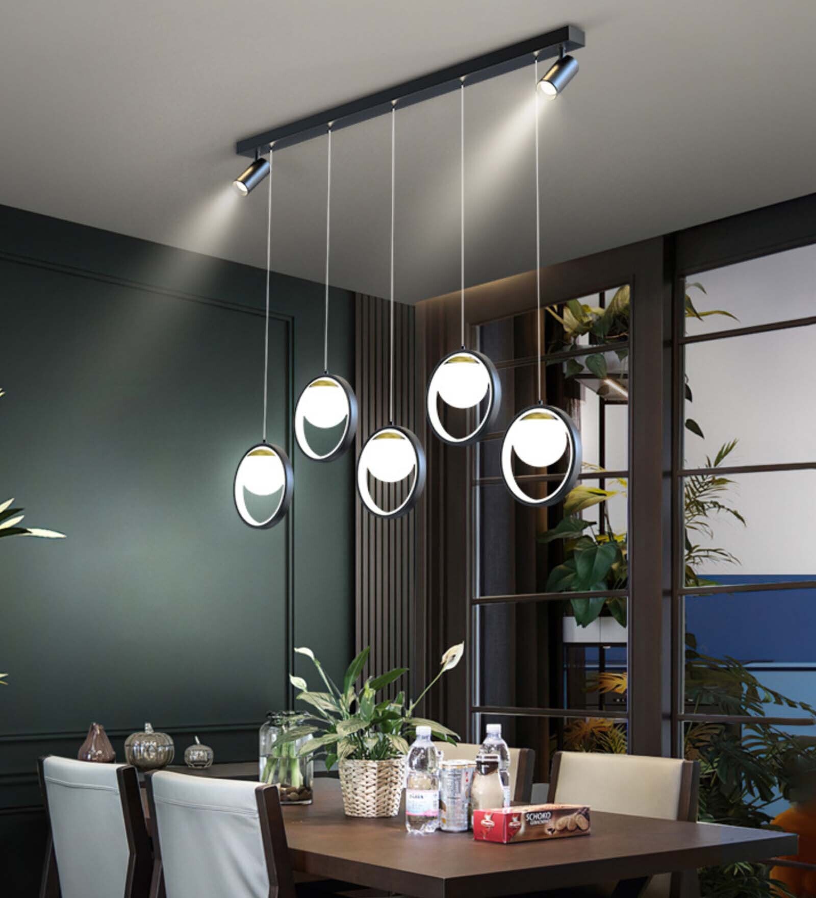 Harmony Black LED Smart Voice Assist Chandelier