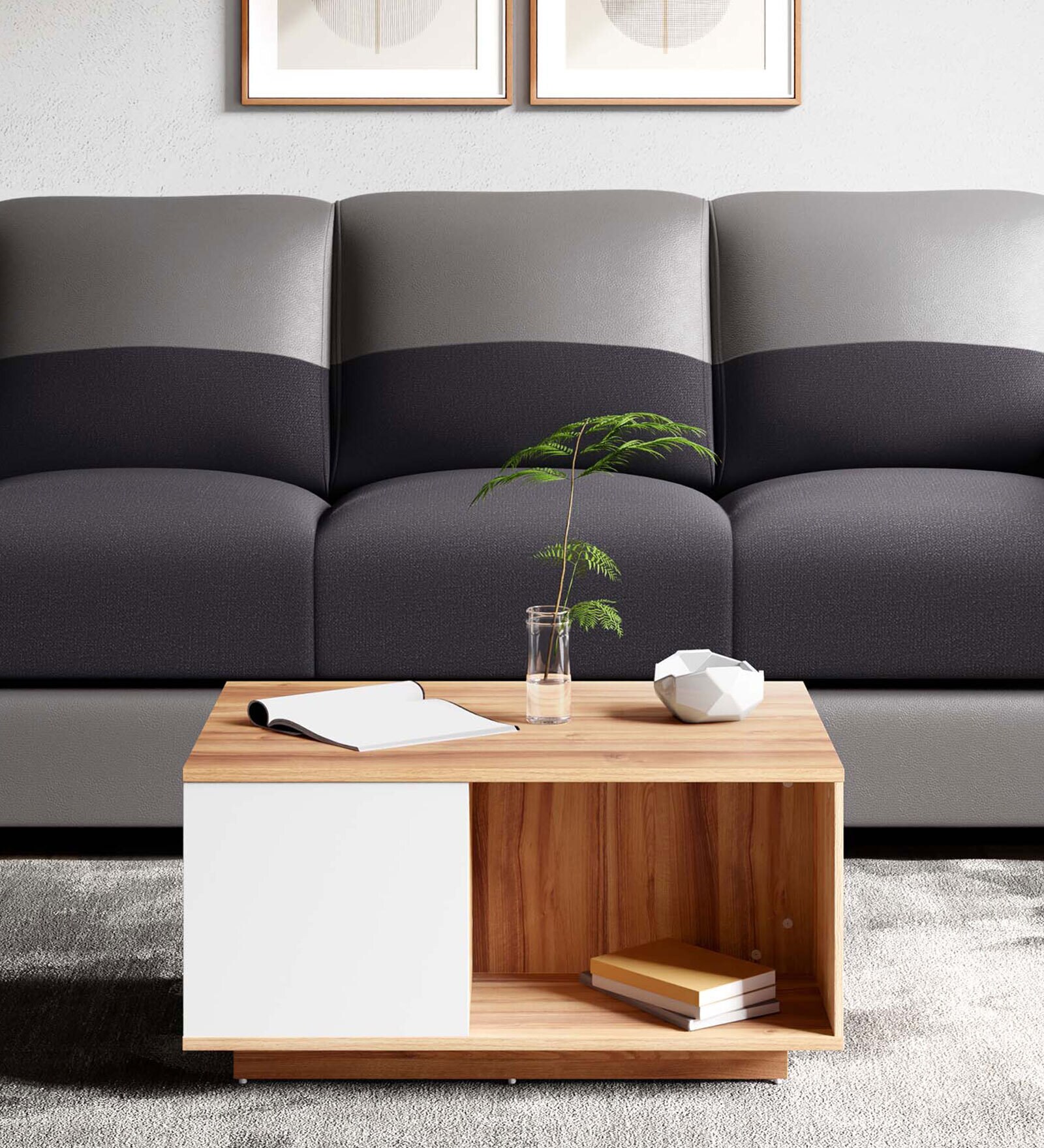 Harmony Coffee Table in Remini Walnut Finish