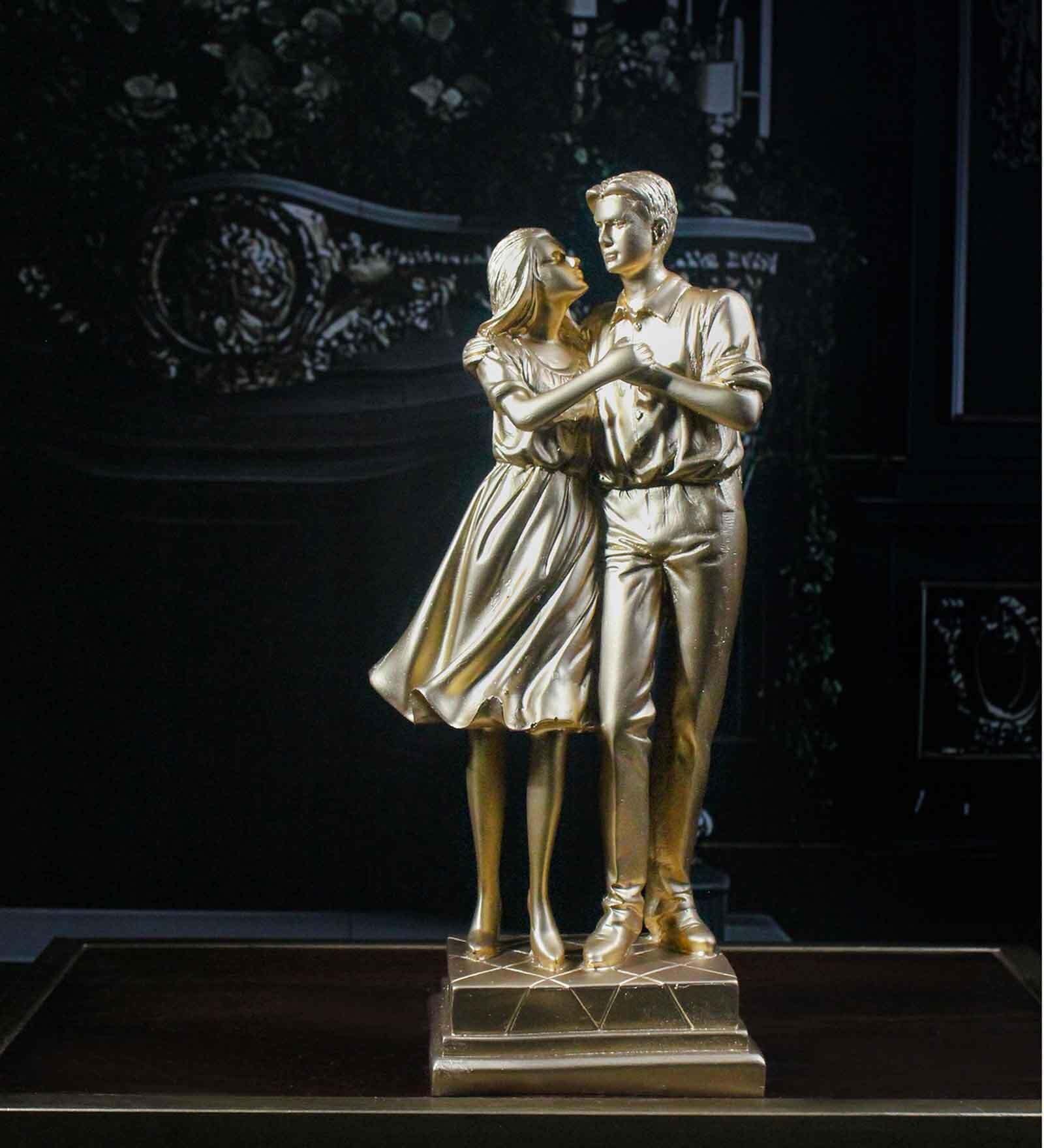 Harmony Love Eternal Gold Polyresin Figurine