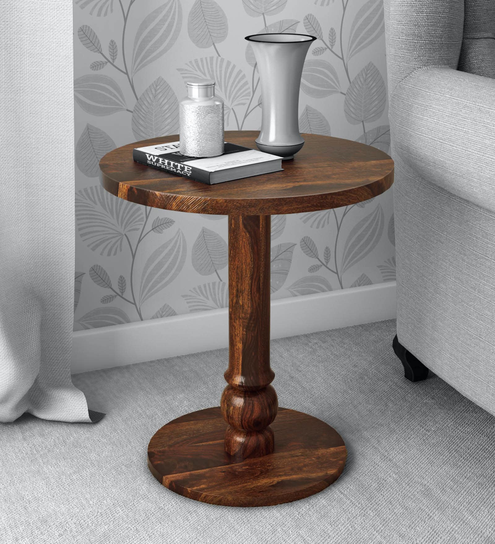 Buy Harper Solid Wood End Table in Provincial Teak Finish Woodsworth