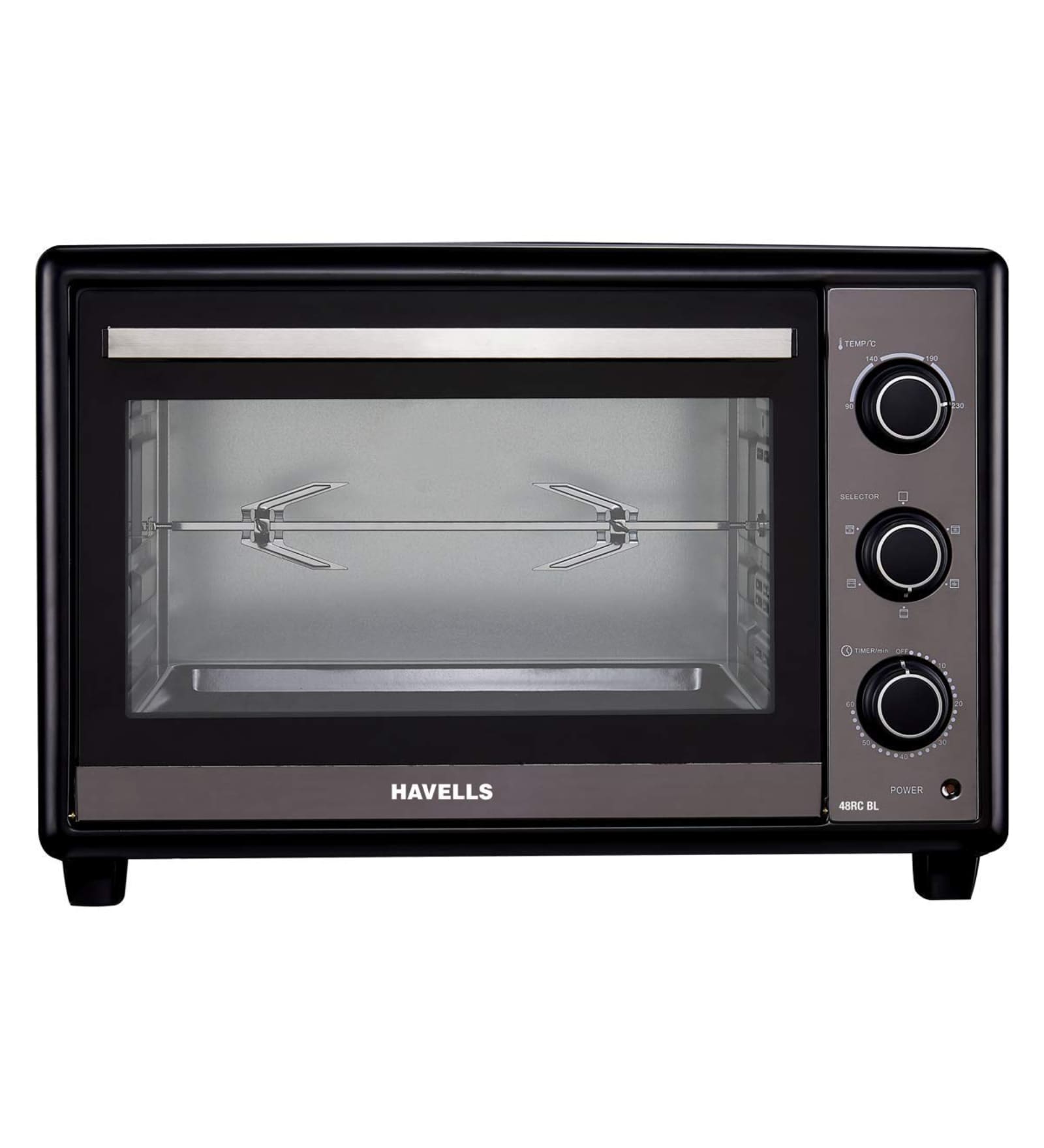 HAVELLS 48L 1800 Watt Oven Toaster Grill (Black)