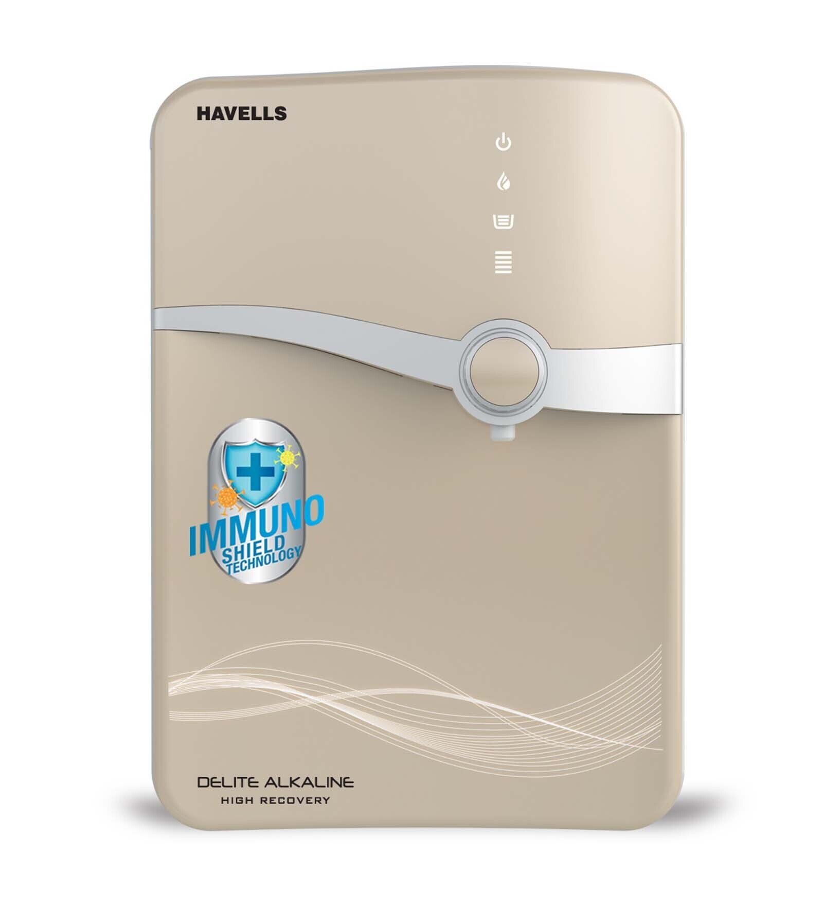 Buy Havells Delite High Recovery 6.5L RO+UV Alkaline Water Purifier (8