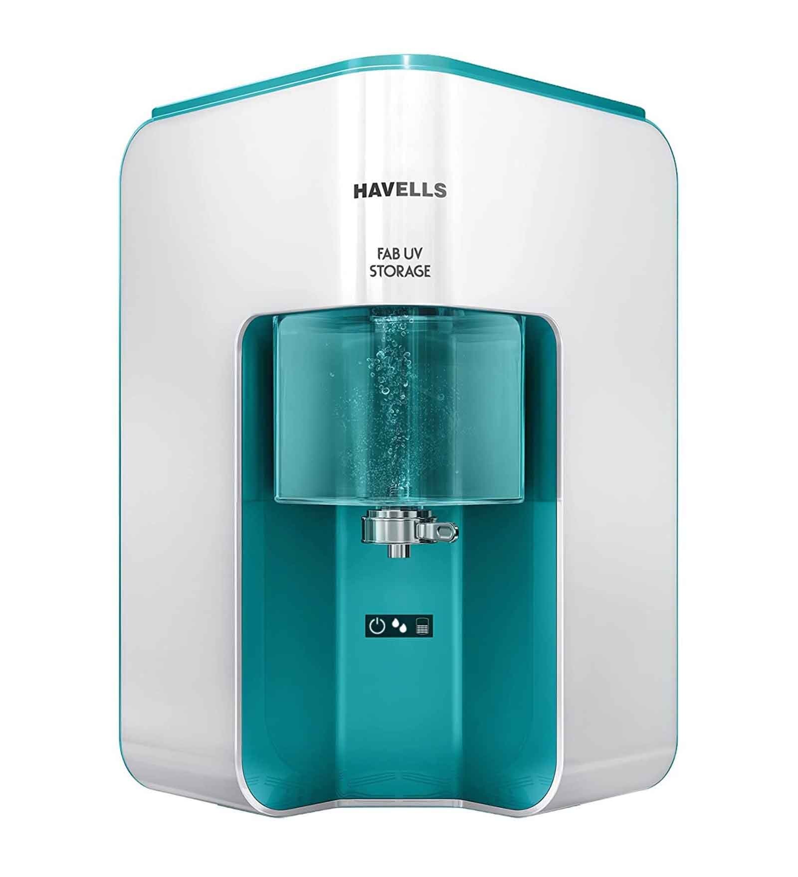 Buy Havells FAB UV PLUS 7L Water Purifier (White & Bisleri Green) at 27