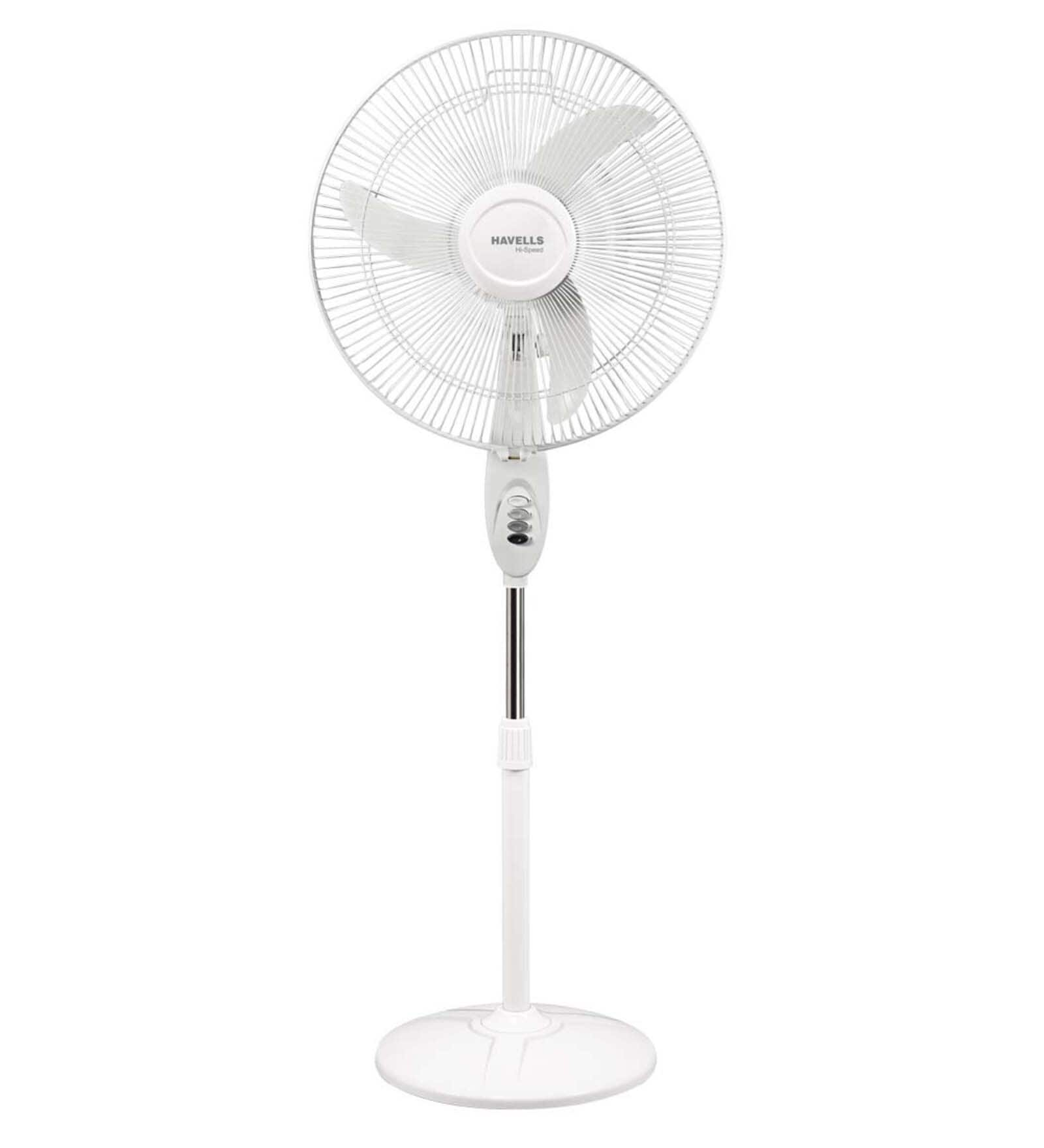 Buy Havells Sprint High Speed 450mm Pedestal Fan (White) at 36% OFF by ...