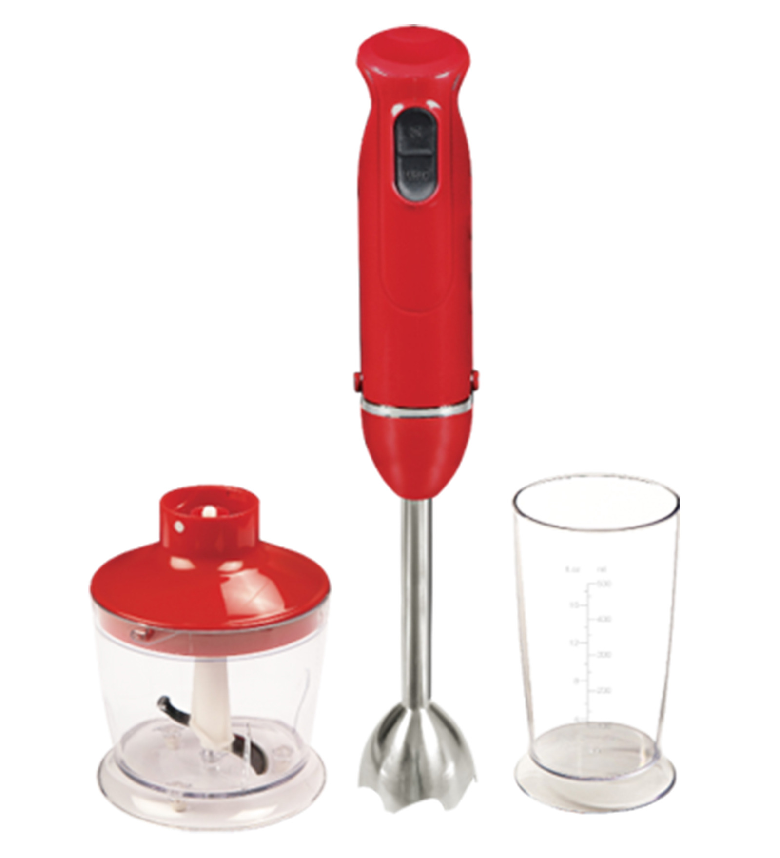 Havells Super Blend Plus Red 400W 3-Piece Hand Blender Set