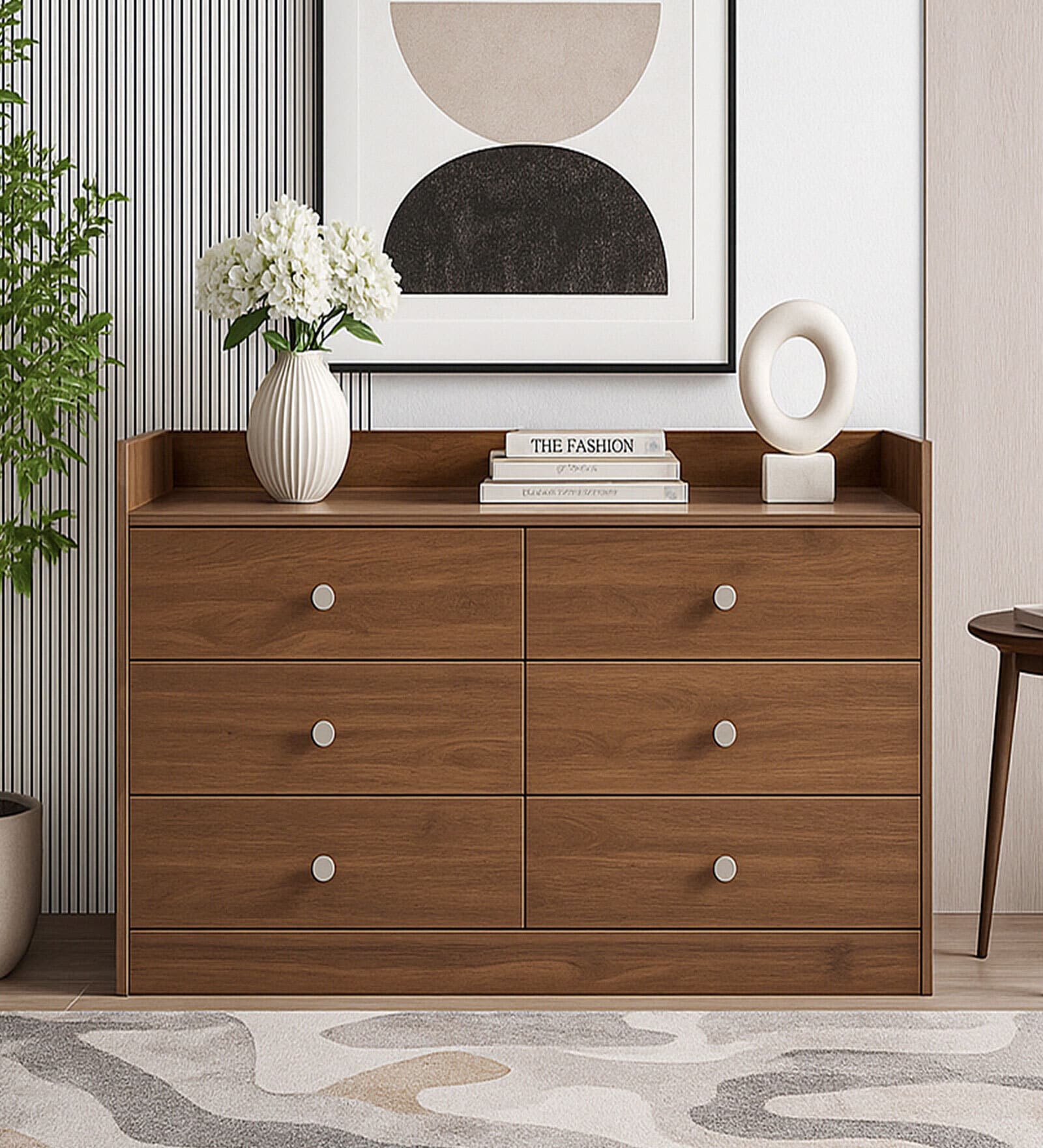 Haven Chest of Drawer in Brown Finish Haven Chest of Drawer in Brown Finish