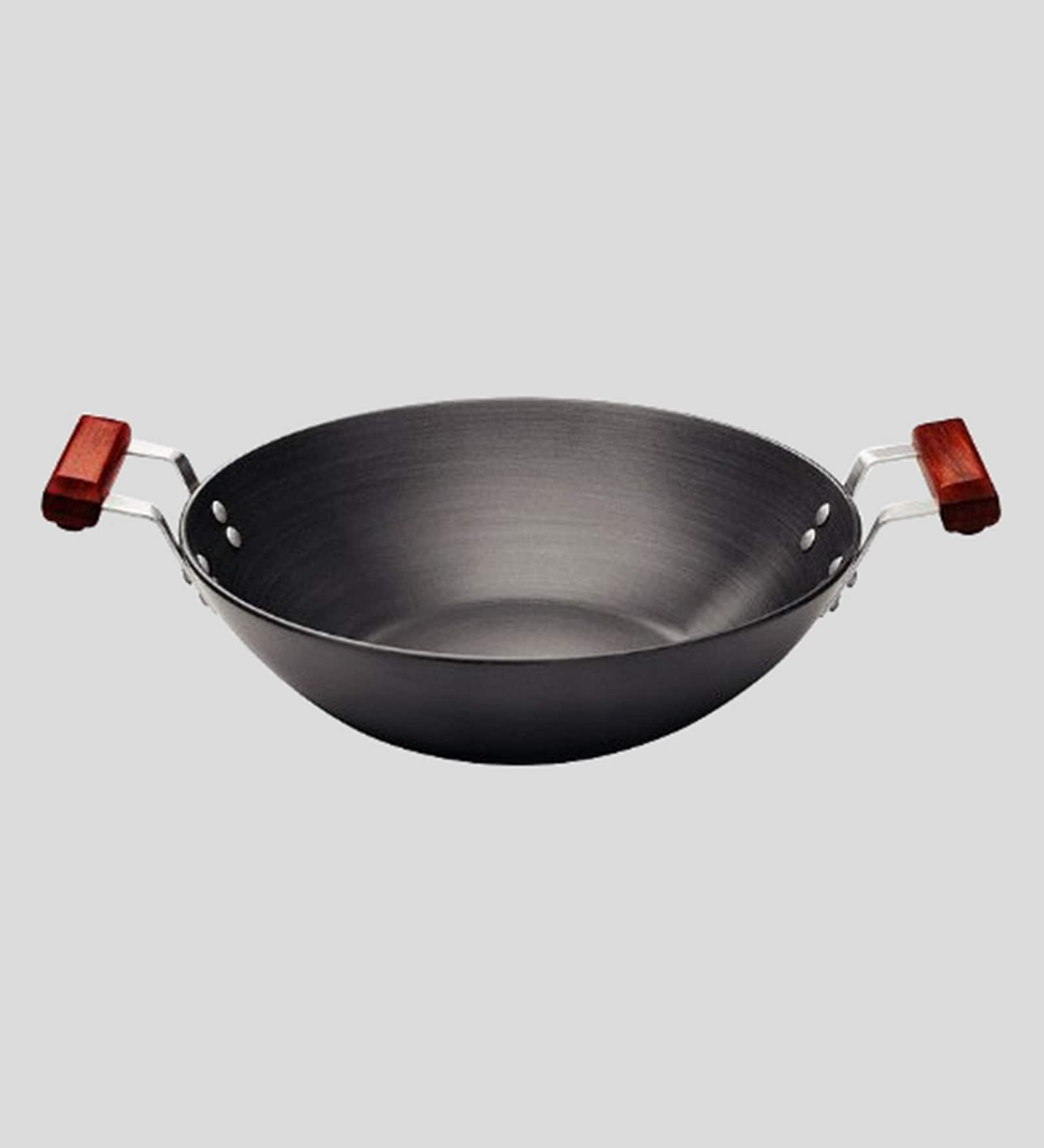 Buy Hawkins Aluminium Futura Hard Anodised Deep Frypan with Handles 2.