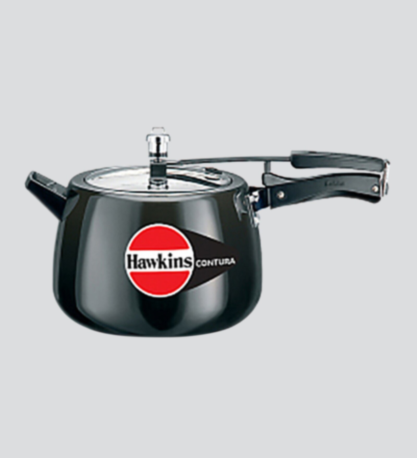 Hawkins Contura Black Aluminium 6.5 Ltr Pressure Cooker