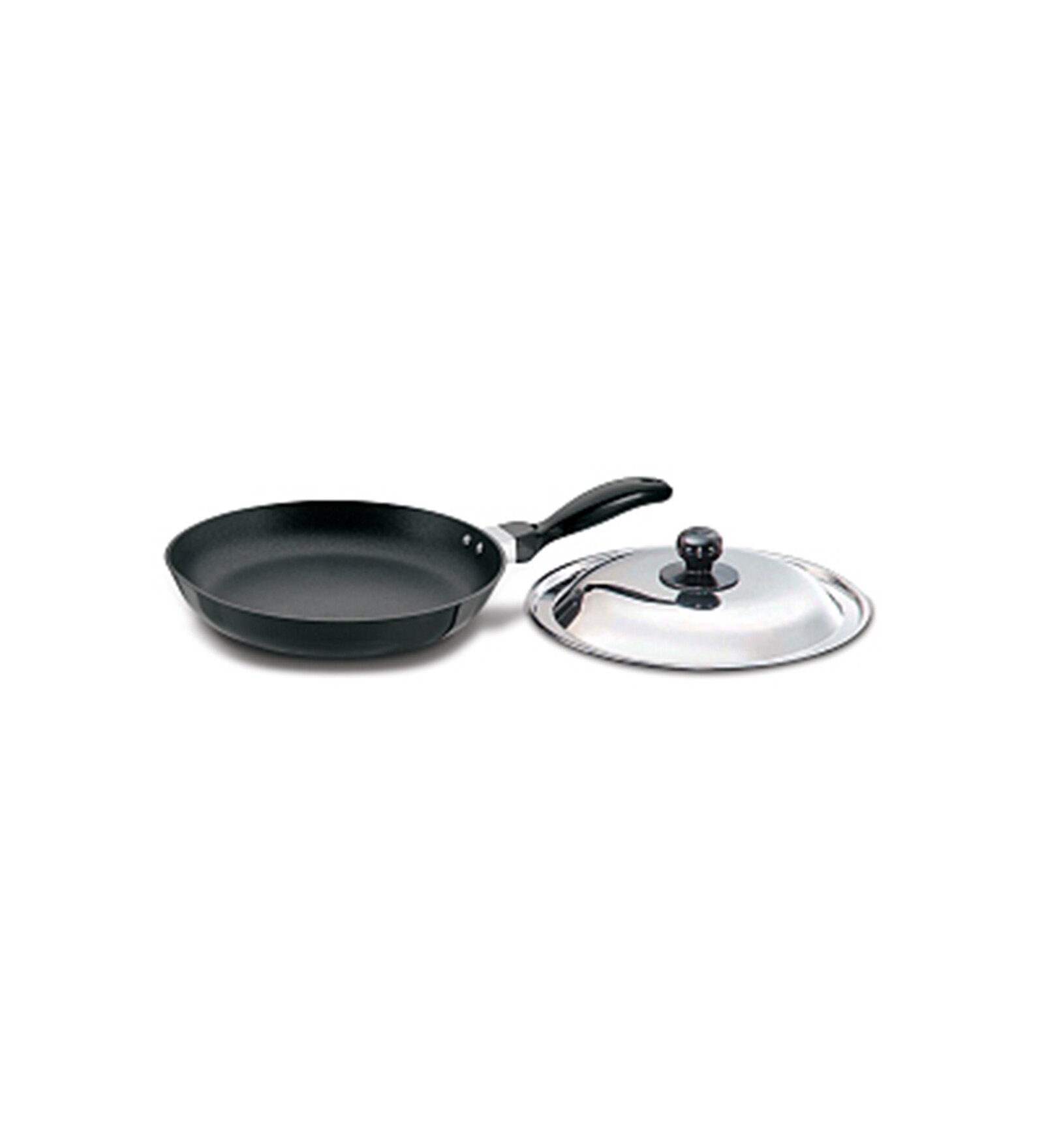 Stainless Steel Non-Stick Frying Pan with Lid