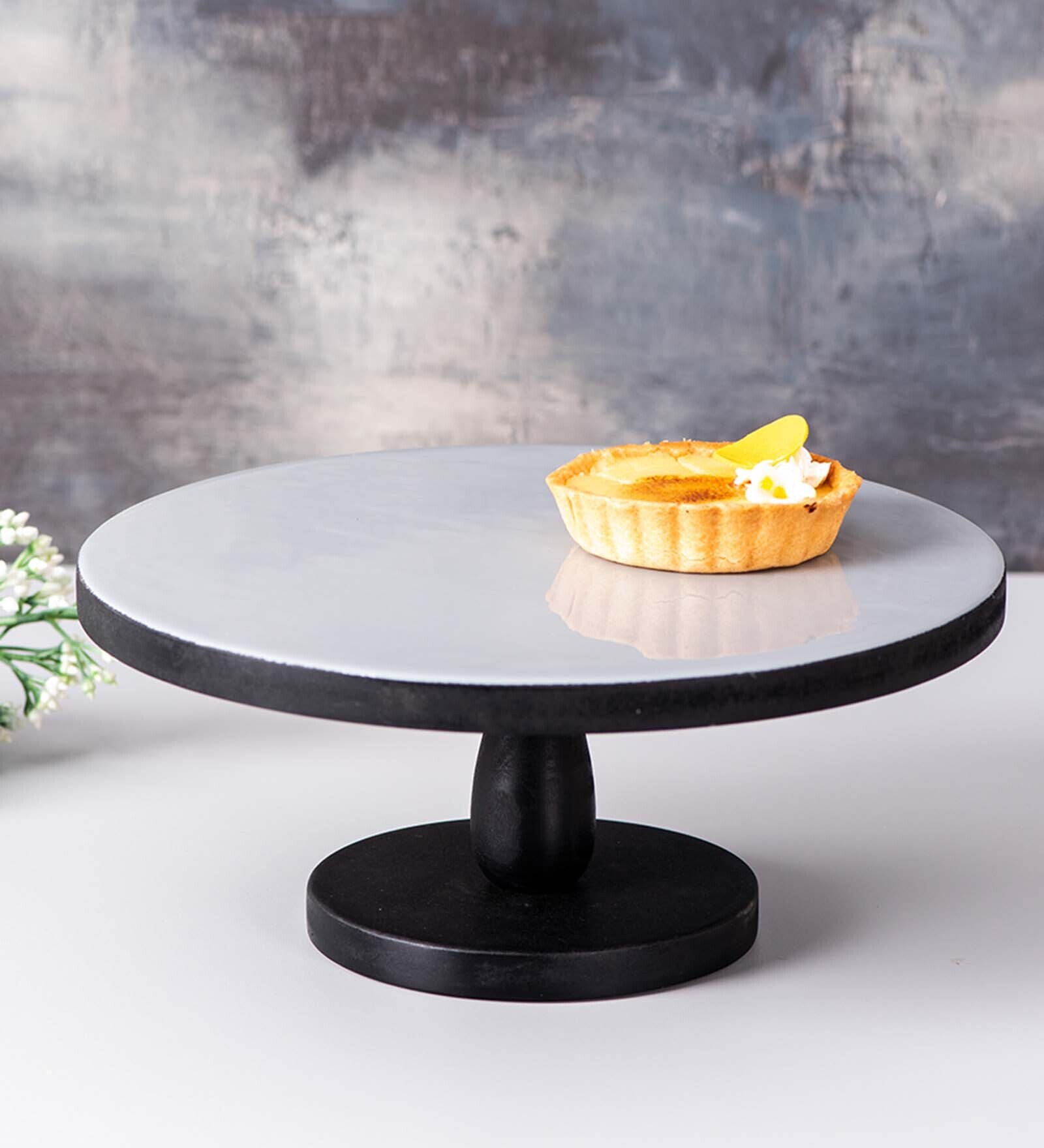 Buy Hay Grey & Black MDF Cake Stand Online Cake Stands Cake Stands